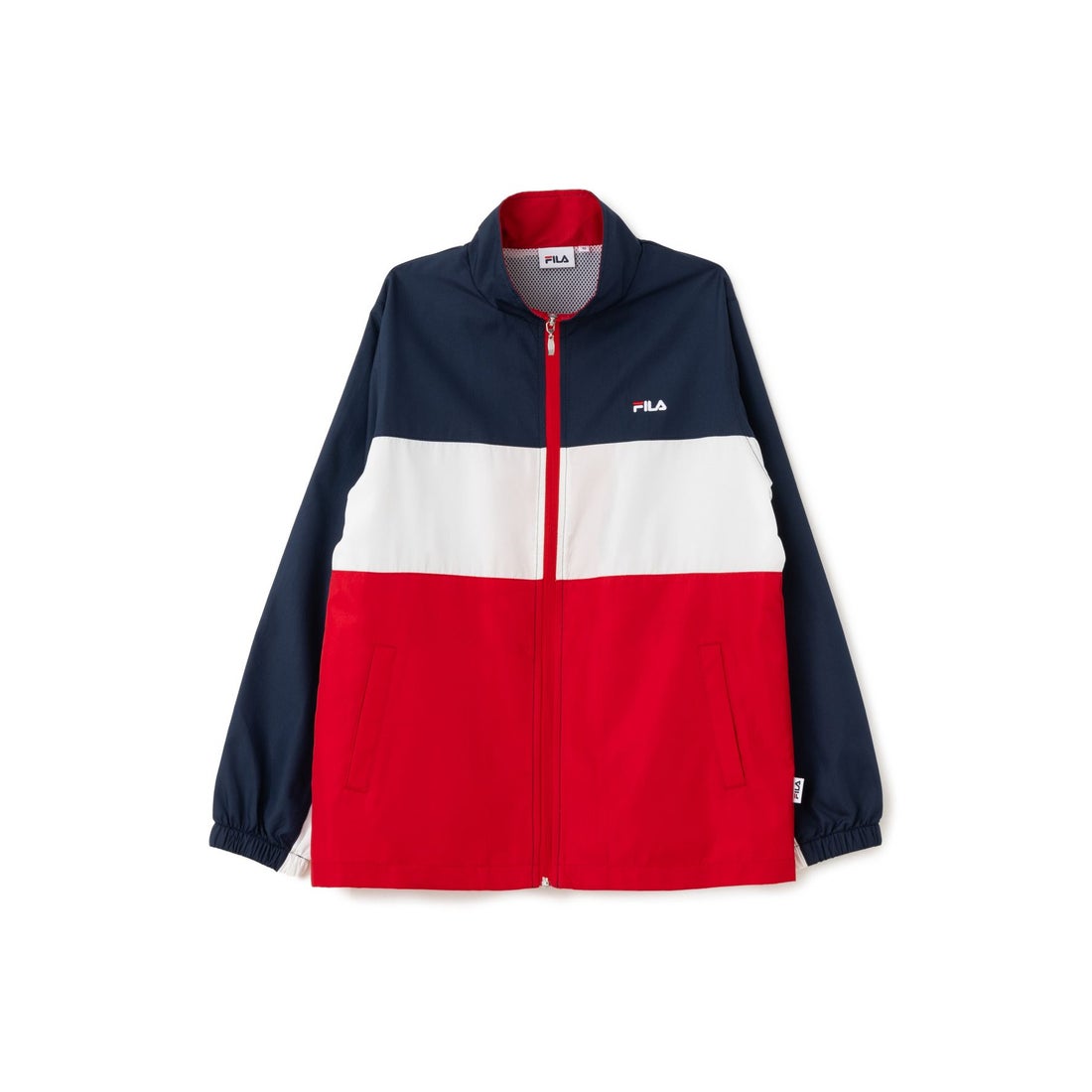 カジュアルウェア】切替ウィンドジャケット / レディース（ネイビー