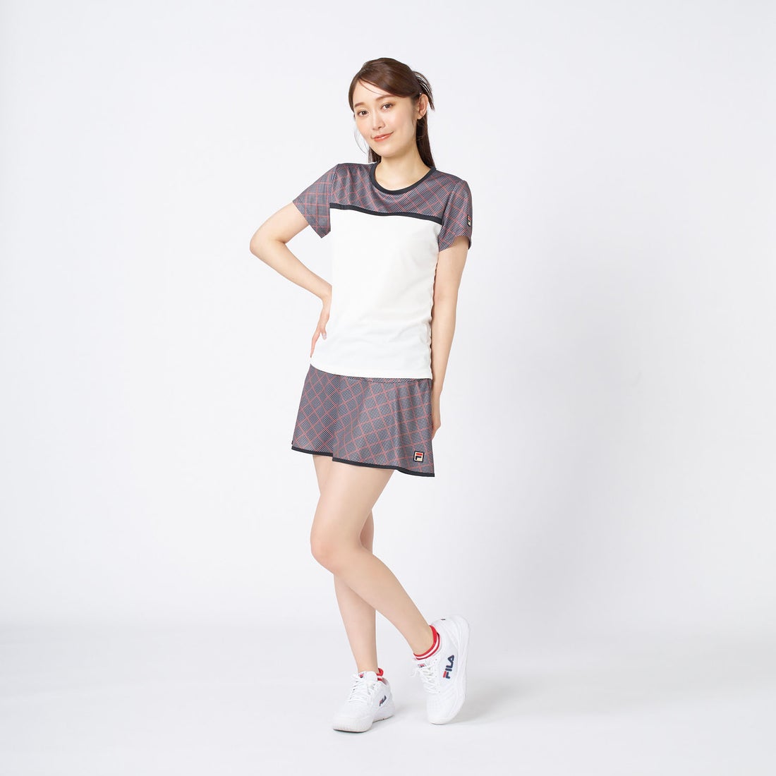 テニス】ゲームシャツ / レディース （ブラック） -FILA（フィラ）公式