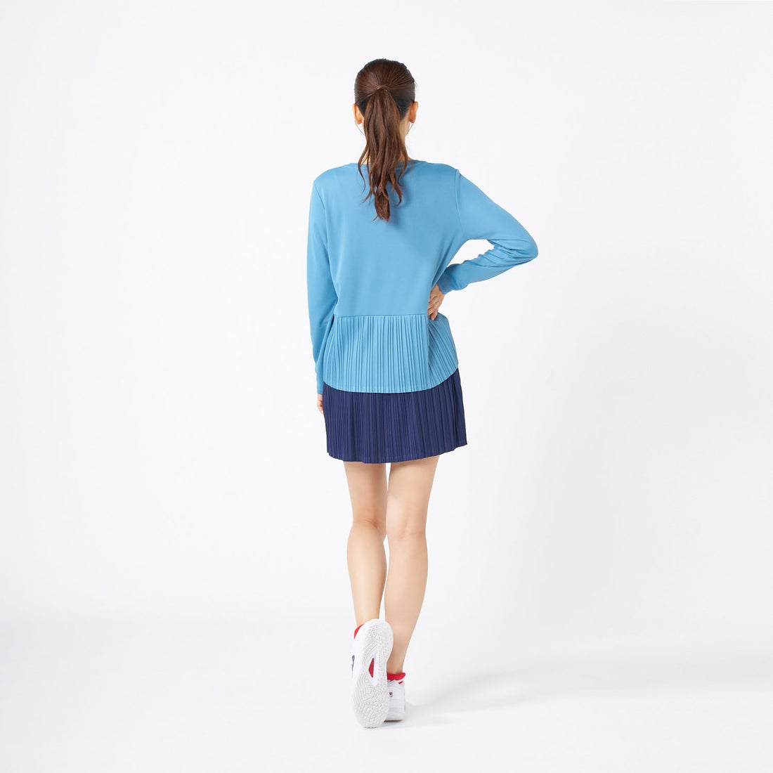 テニス】ロングスリーブシャツ / レディース （ダークブルー） -FILA