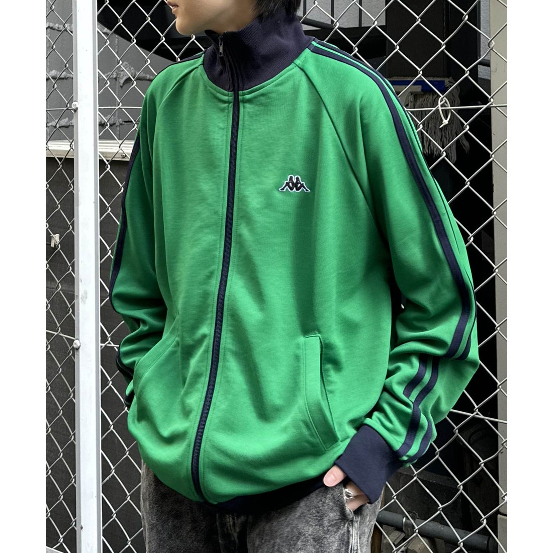 カッパ Kappa WEB限定 袖ラインジャージ トラックジャケット ユニ