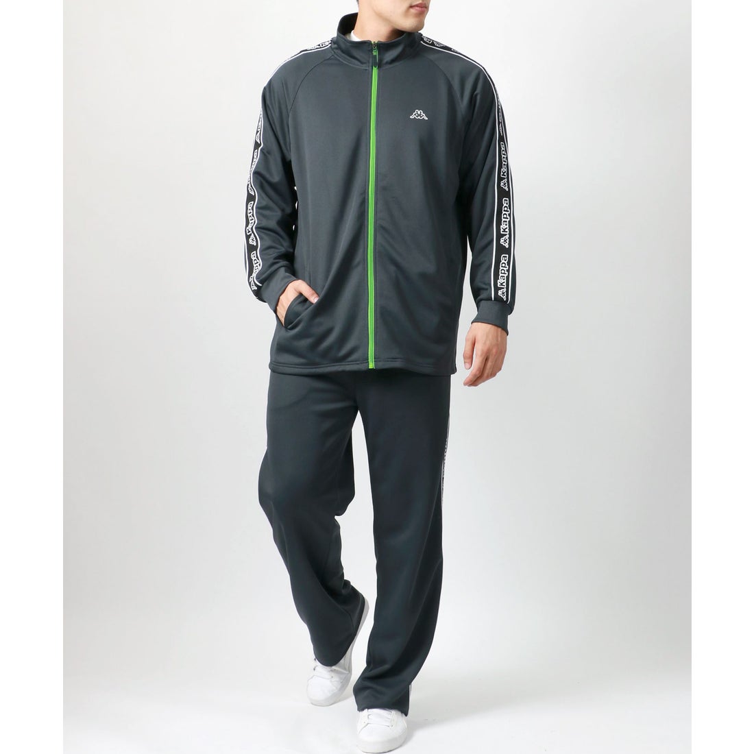 Kappa 大きいサイズ 4L 5L 6L メンズ ジャージ 上下セット /長袖