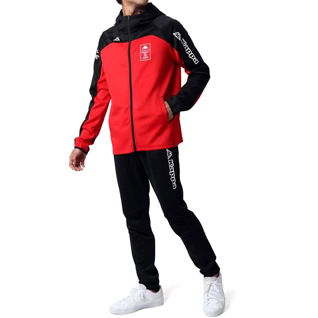 Kappa 別注 胸切替 ジャージ ランニング ウェア セットアップ 上下