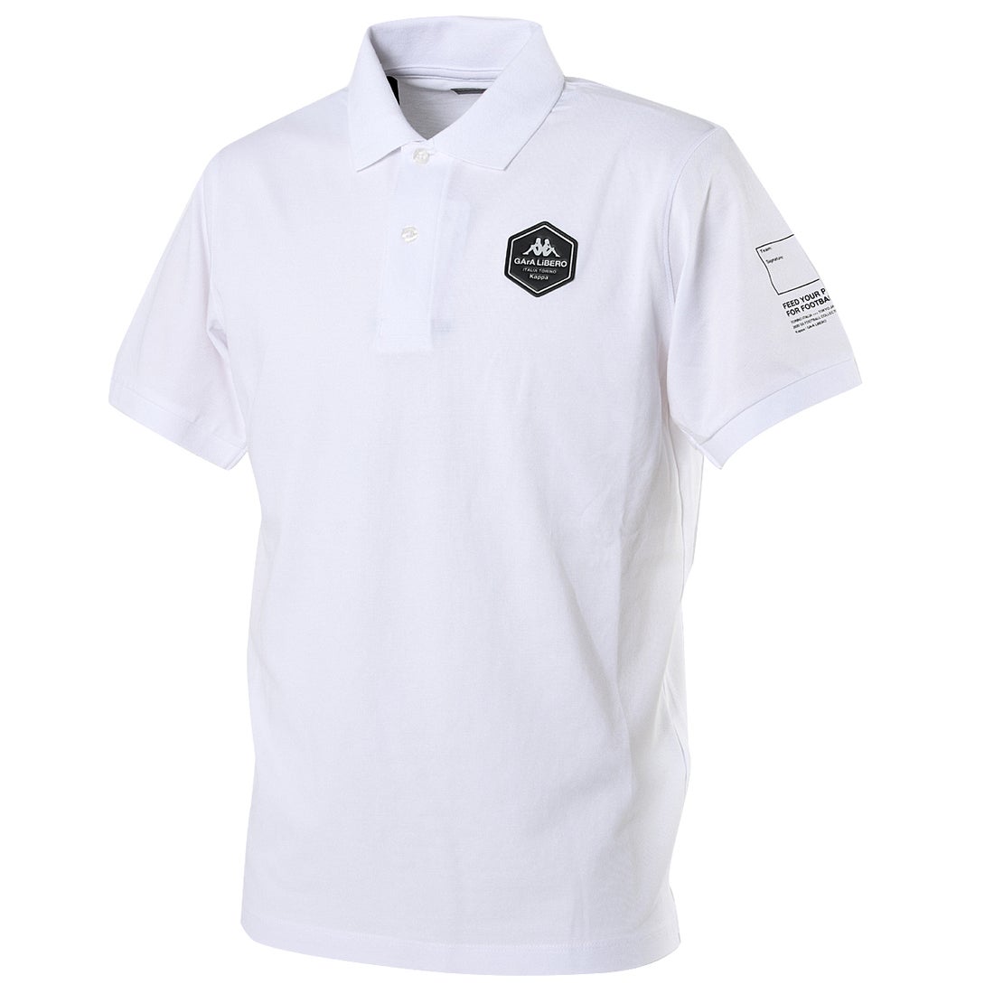 Kappa カッパ GArA LiBERO ポロシャツ 半袖(ホワイト) KFA12SS21 WT
