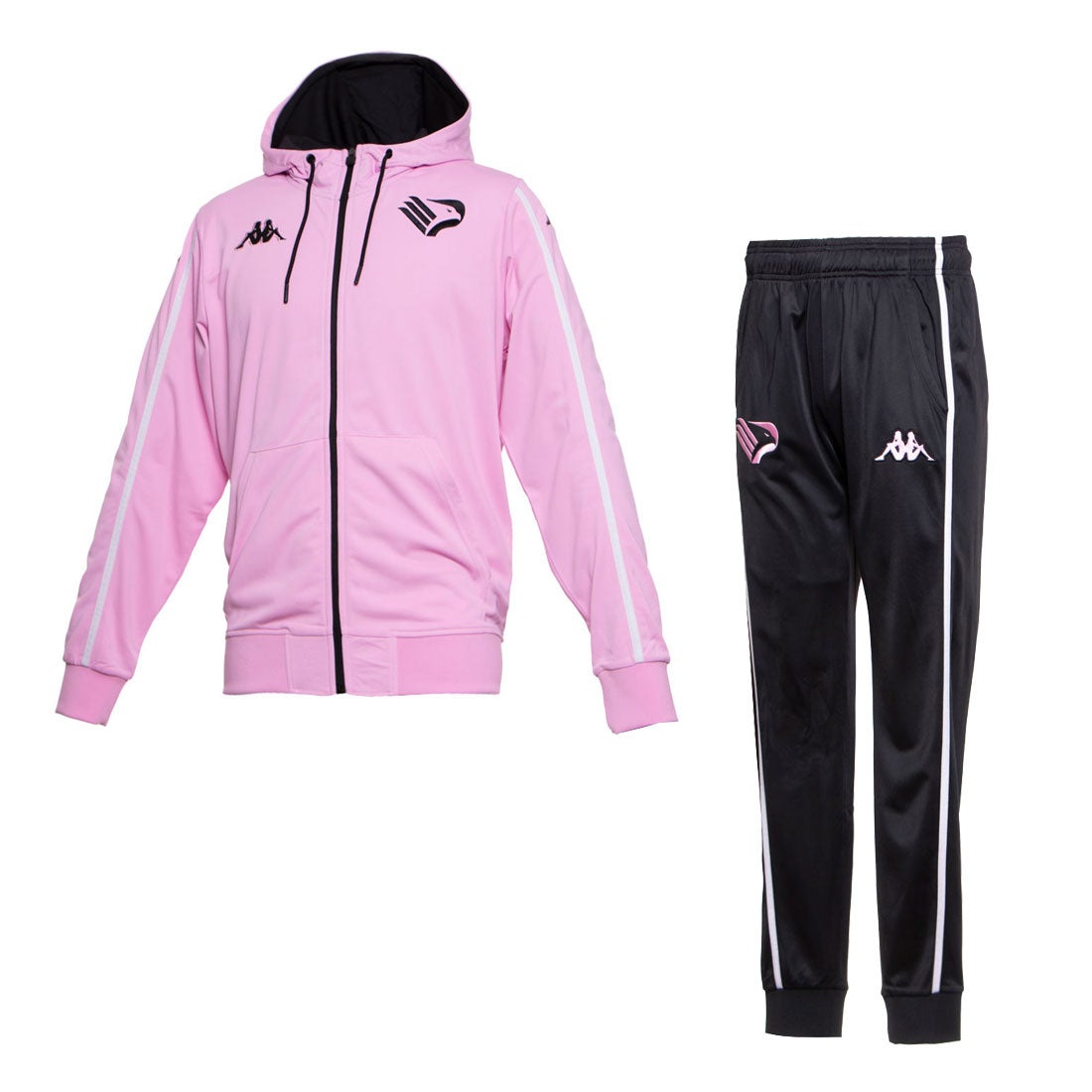 Kappa パレルモ 22/23 トラックスーツ(ピンク×ブラック) 321B5YW A01