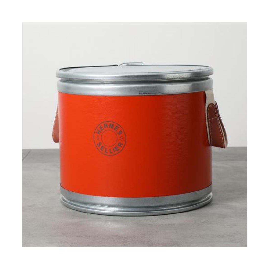 エルメス Hermes HERMES サドルボックス SADDLE BOX 馬具缶 収納BOX