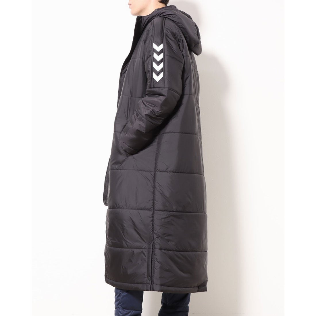 ヒュンメル hummel メンズ ベンチコート パデッドロングコート HAW8098