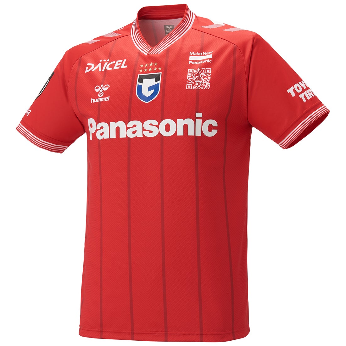 hummel ガンバ大阪 2024 GKユニフォーム 半袖 レプリカ(レッド
