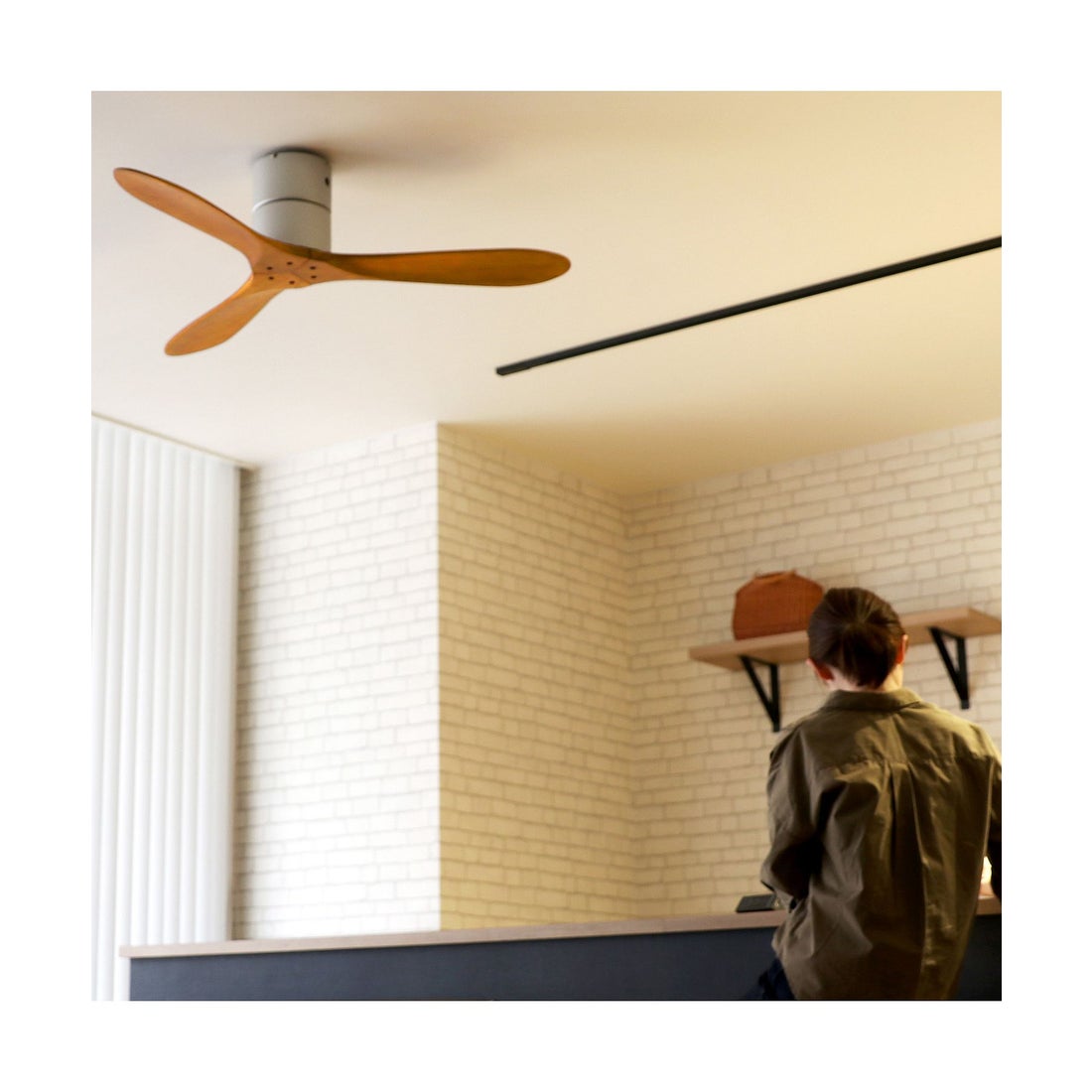 JAVALO ELF ジャバロエルフ シーリングファンライト リモコン付 軽量