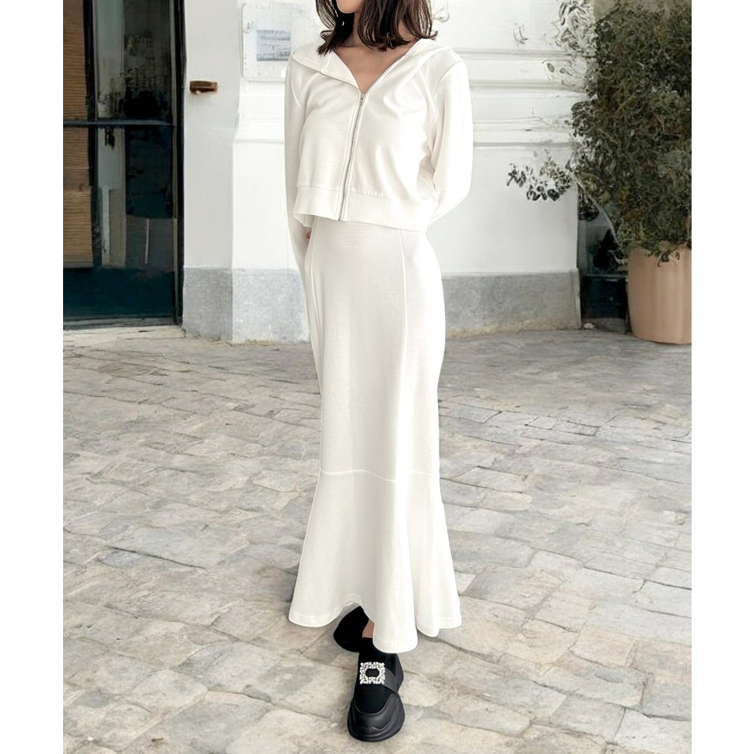 ジュリアブティック JULIA BOUTIQUE パーカー+マーメイドスカート