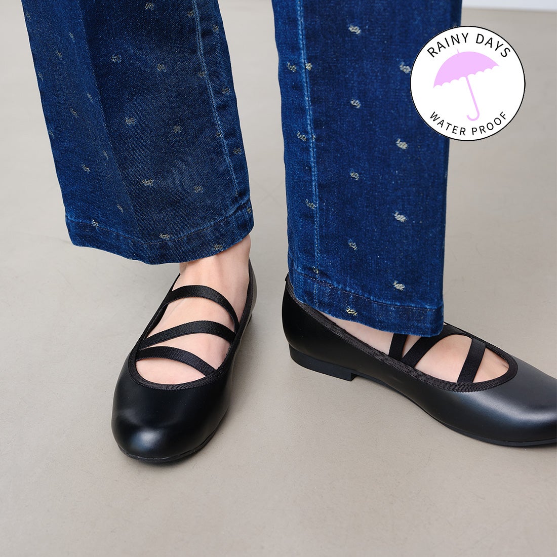 25SS】【レイン対応】メリージェーンバレエシューズ(RB2002