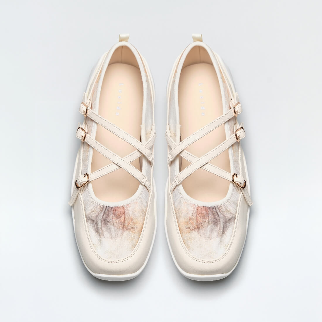 Musica/ムジカ（Beige）バレエボリュームソールスニーカー -Lucida