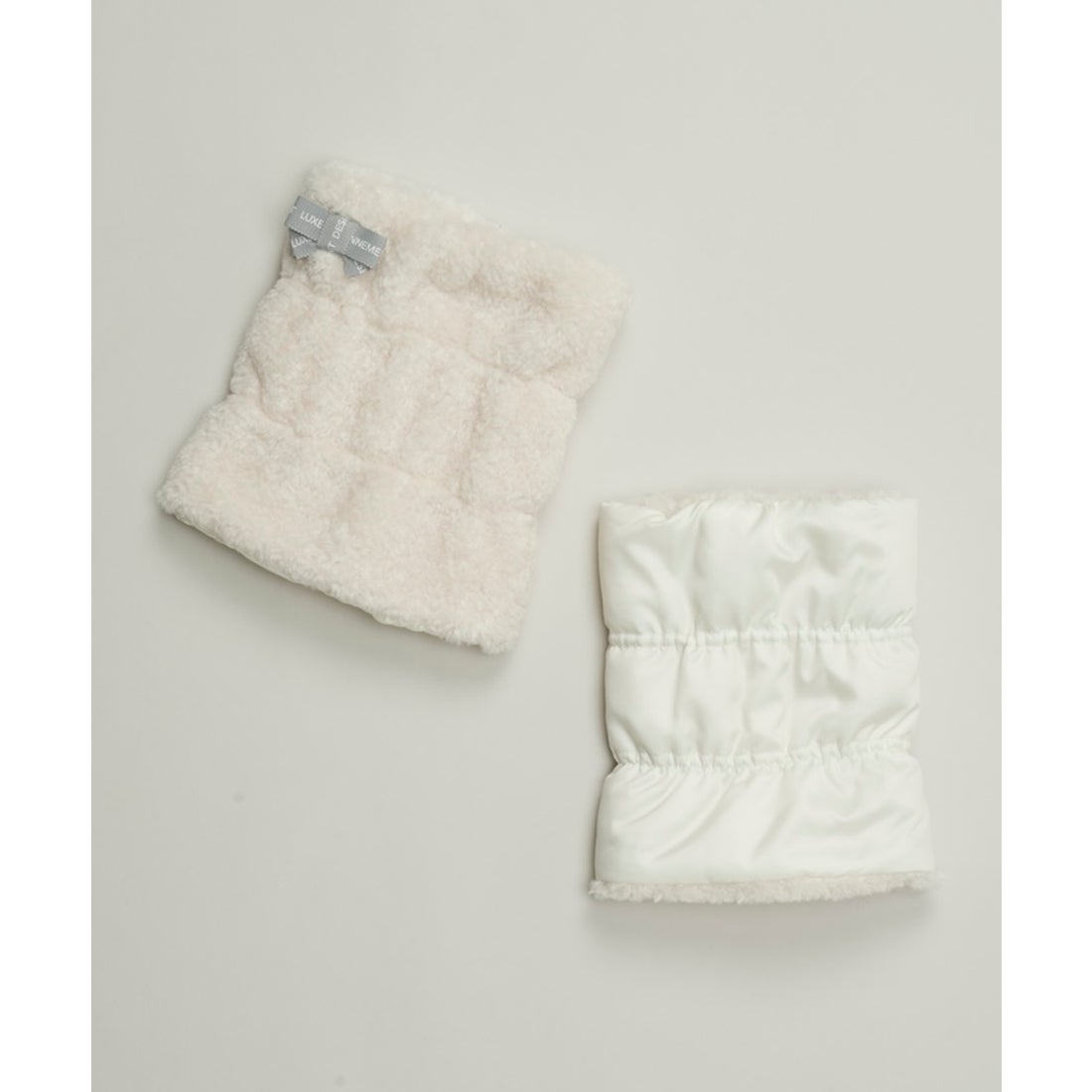 LANVIN SPORT ボアレッグウォーマー【リバーシブル仕様】 -デサント