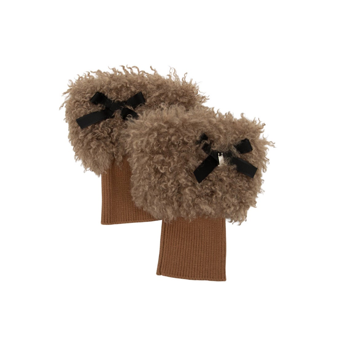 ランバン スポール LANVIN SPORT フェイクファーレッグウォーマー