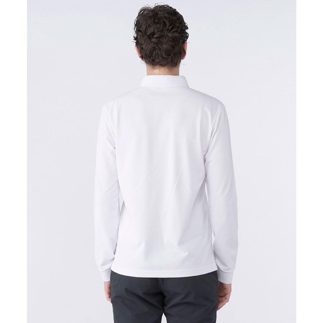 ランバン スポール LANVIN SPORT 衿裏デザイン長袖シャツ【吸汗速乾