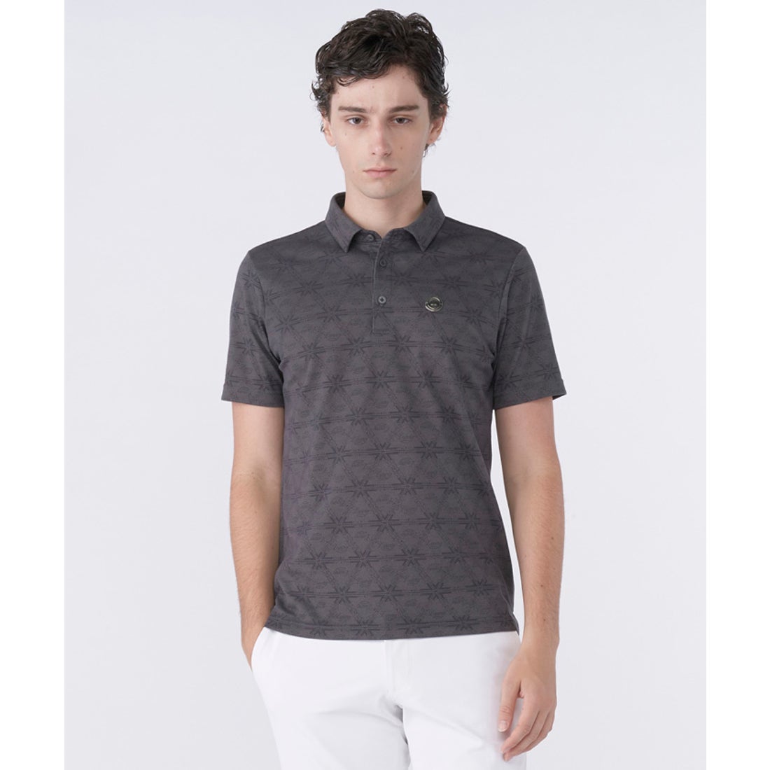 ランバン スポール LANVIN SPORT シーズンモチーフプリント半袖シャツ