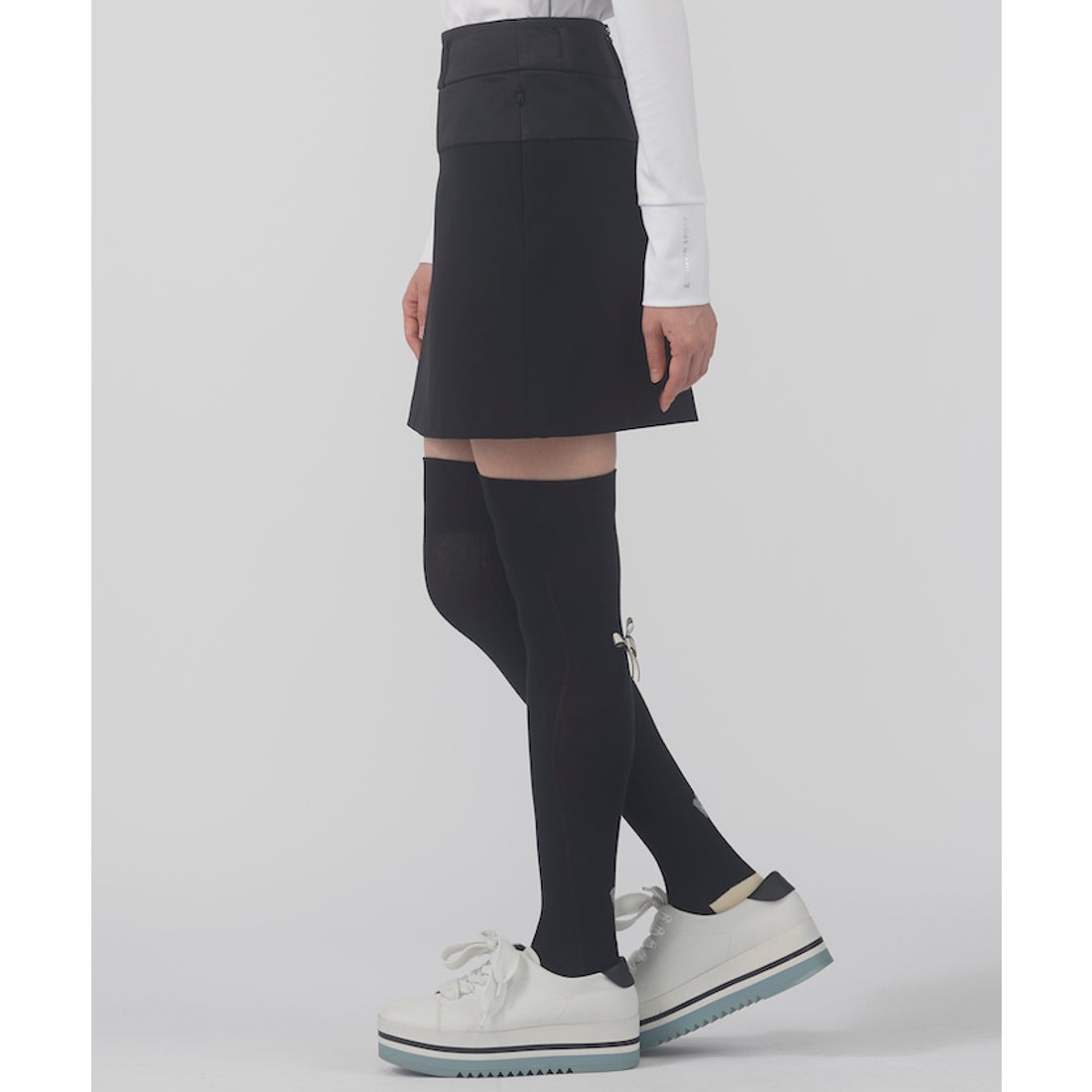 LANVIN SPORT Aラインスカート(総丈42cm丈)【蓄熱保温裏地付