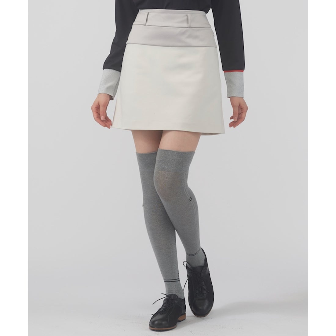 LANVIN SPORT Aラインスカート(総丈42cm丈)【蓄熱保温裏地付