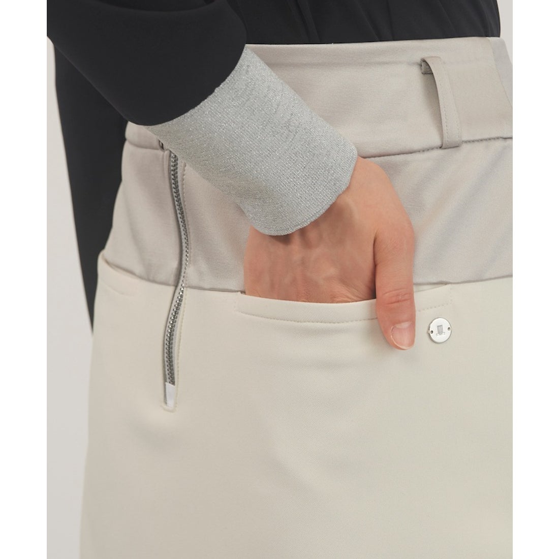 LANVIN SPORT Aラインスカート(総丈42cm丈)【蓄熱保温裏地付