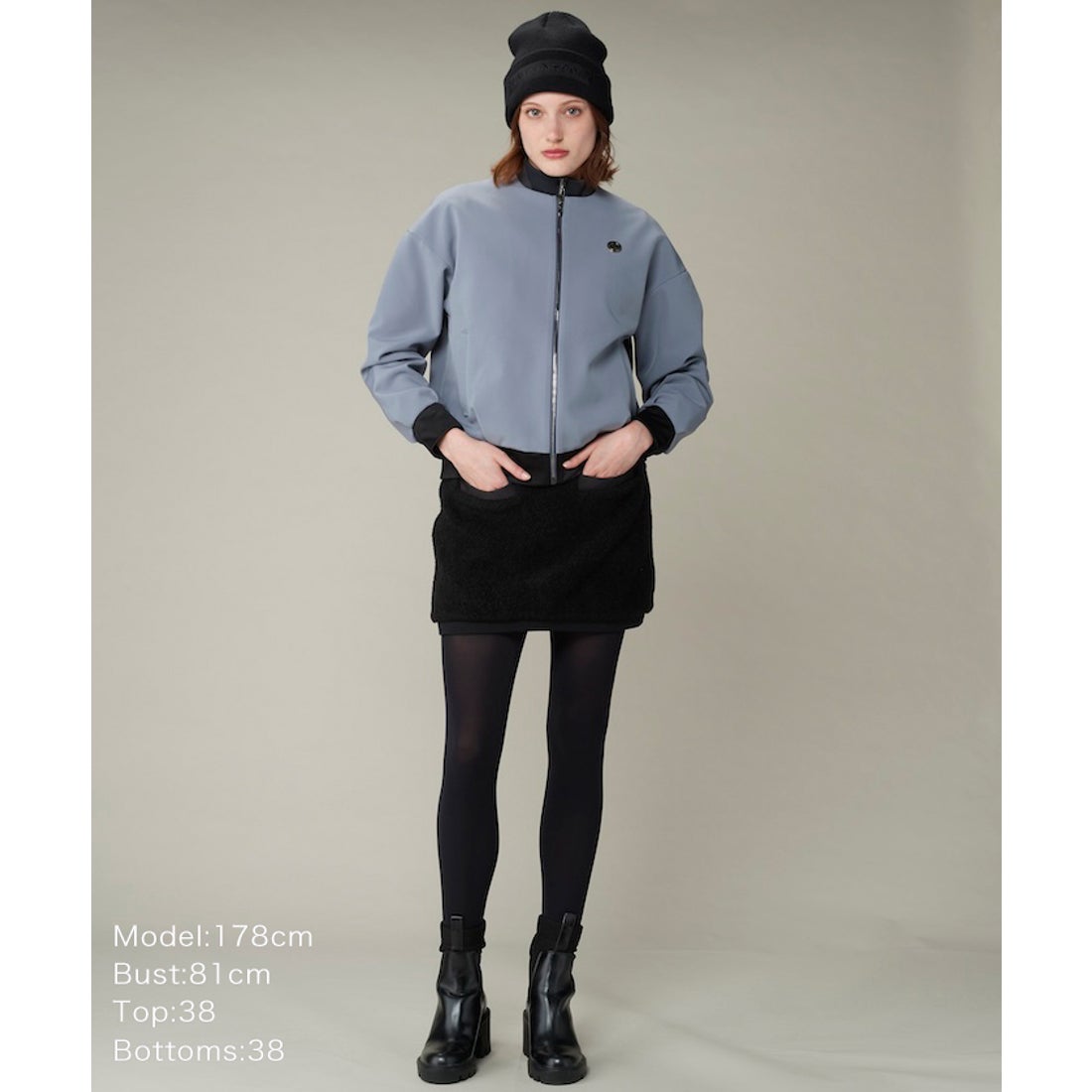 LANVIN SPORT ボアスカート（総丈42.5cm）【蓄熱保温裏地付き