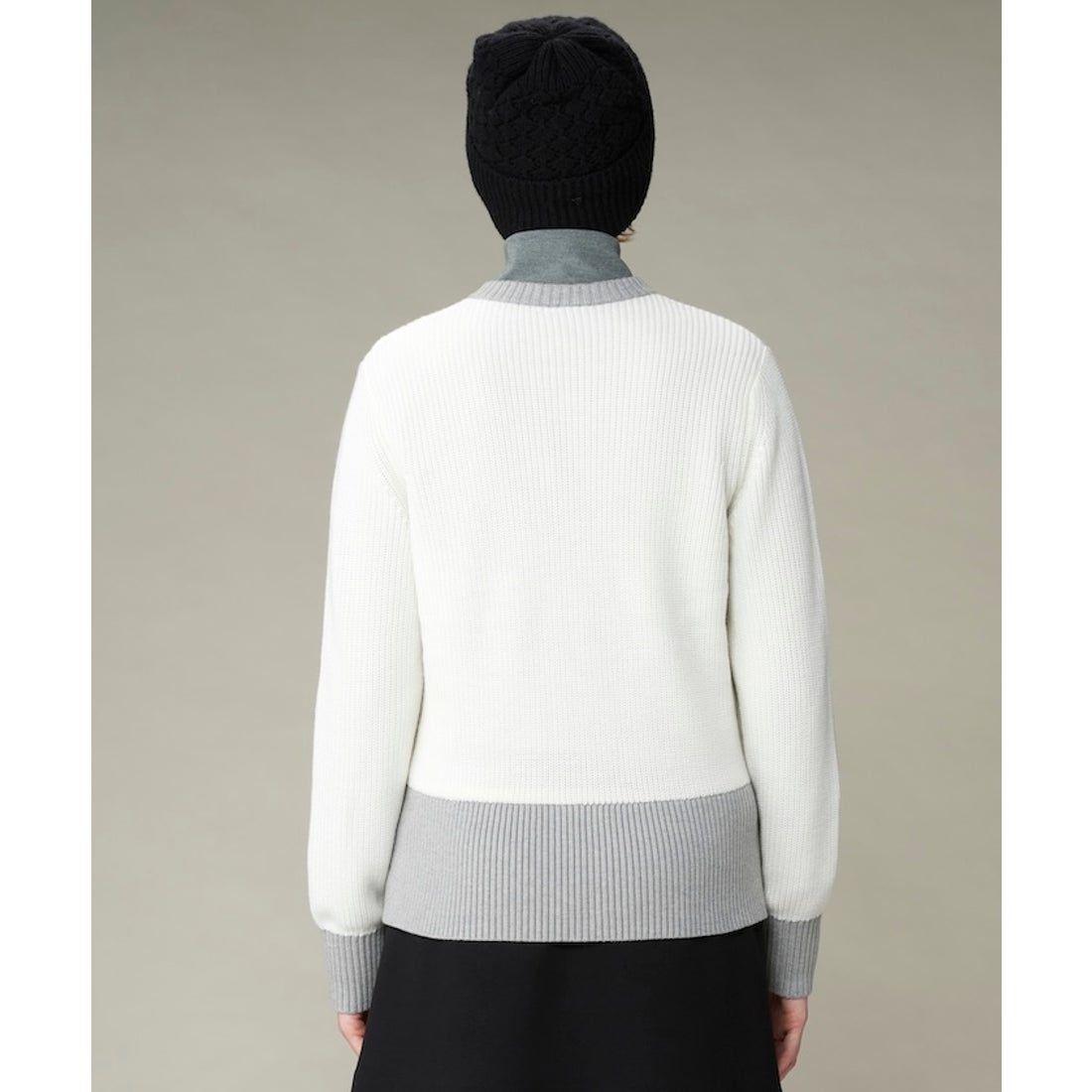 LANVIN SPORT フルオープンニットブルゾン【蓄熱保温裏地付き