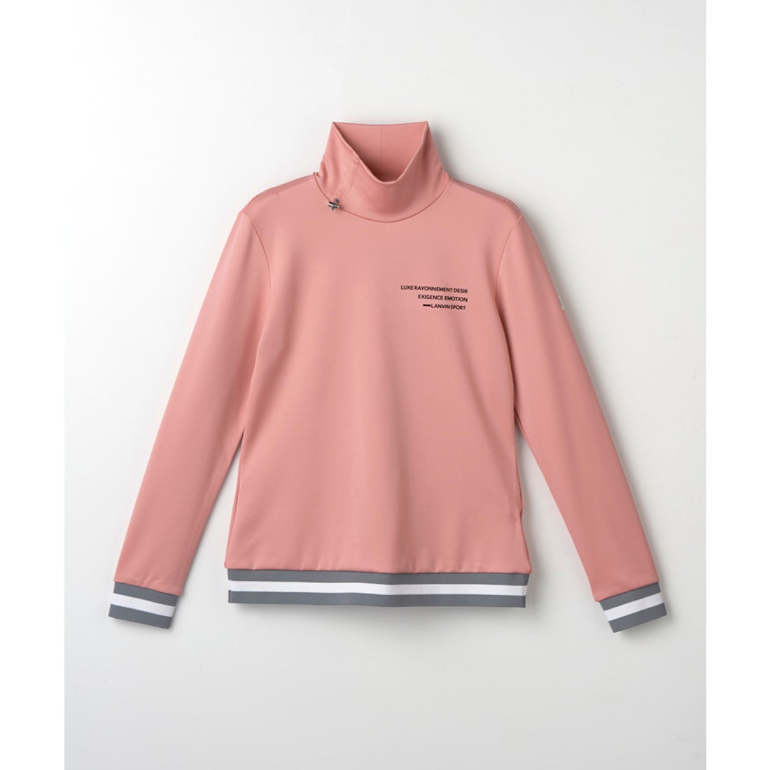 ランバン スポール LANVIN SPORT デザインハイネック長袖シャツ【蓄熱