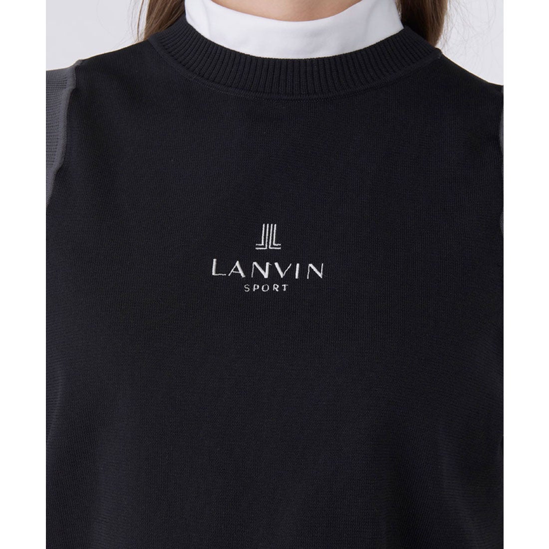 ランバン スポール LANVIN SPORT ニットベスト【手洗い可】 -デサント