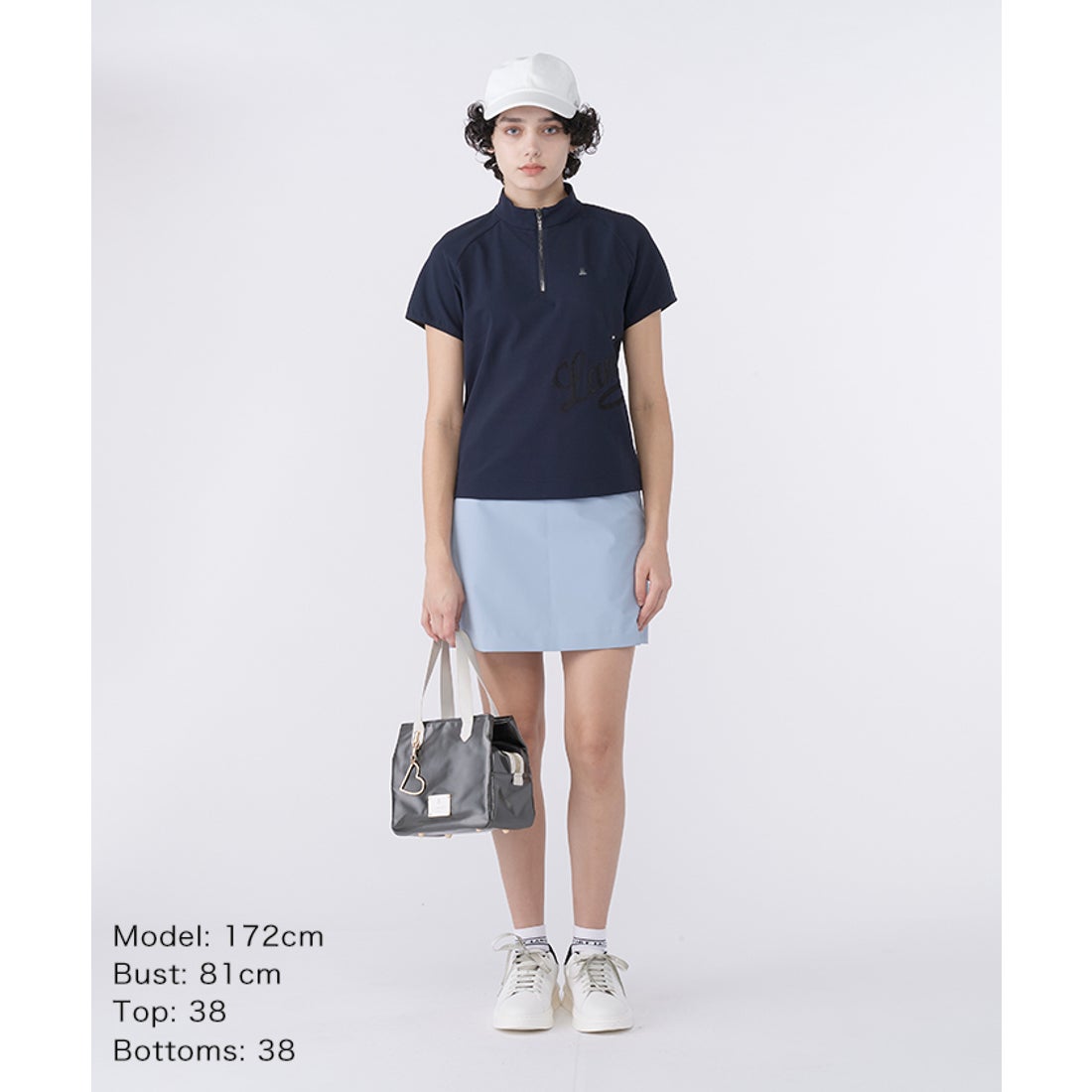 ランバン スポール LANVIN SPORT KEEP CLEANバックプリーツスカート