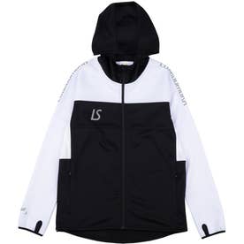 LUZeSOMBRA SINGLE FACE JERSEY HOODIE FULLZIP JKT(ブラック