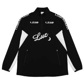 LUZeSOMBRA LS LOGO DRY HALFZIP(ブラック)【☆LUZeSOMBRA カラビナ