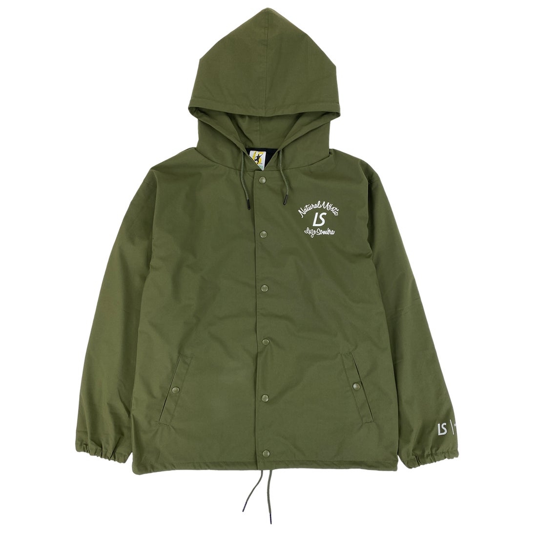 LUZeSOMBRA TWM タフタ フーデッド コーチジャケット(カーキ) L1211250