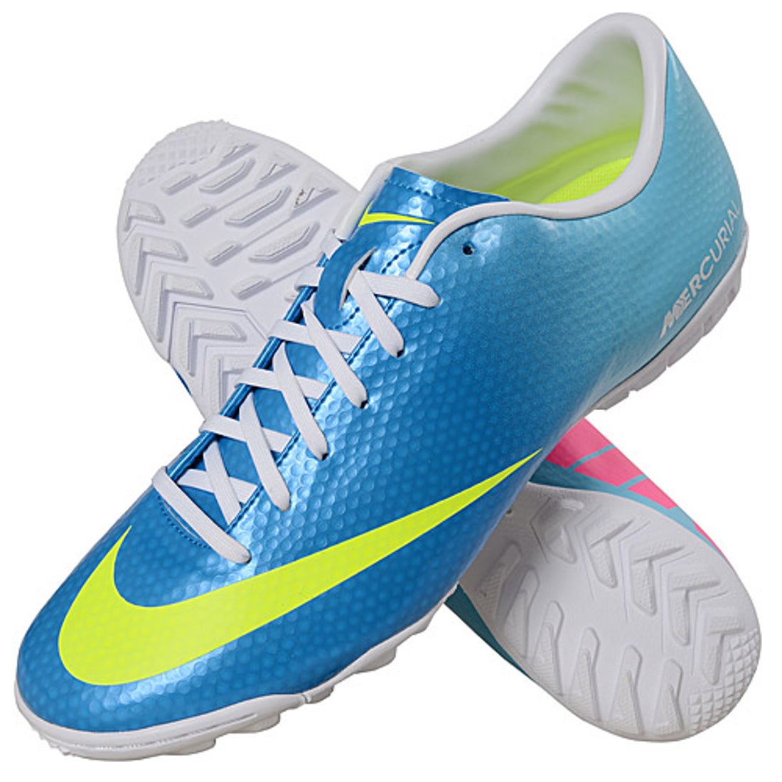 NIKE ナイキ マーキュリアル ビクトリー IV TF(ライトブルー×イエロー