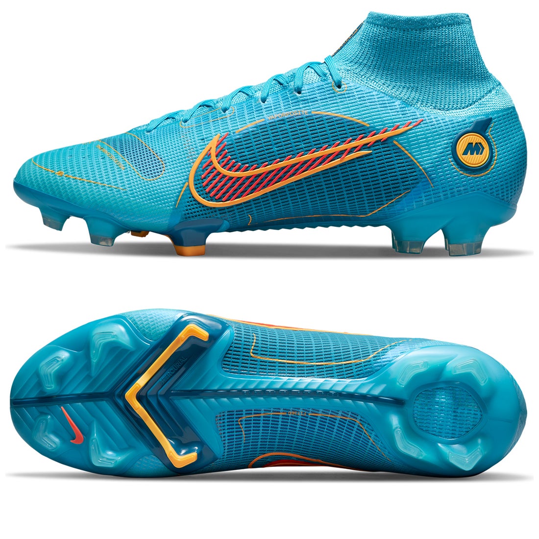 NIKE ナイキ スーパーフライ 8 エリート FG(ブルー×オレンジ) DJ2839