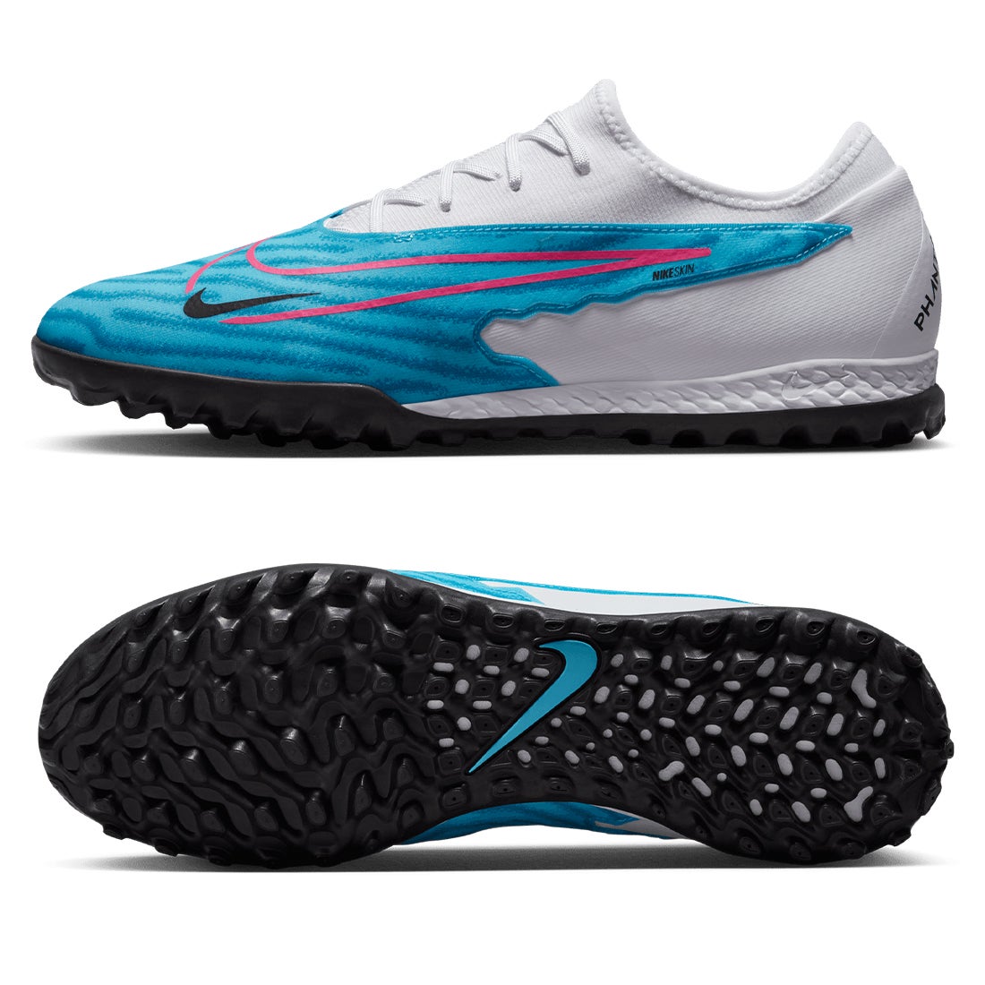 NIKE ナイキ リアクト ファントム GX PRO TF(ブルー×ピンク×ホワイト