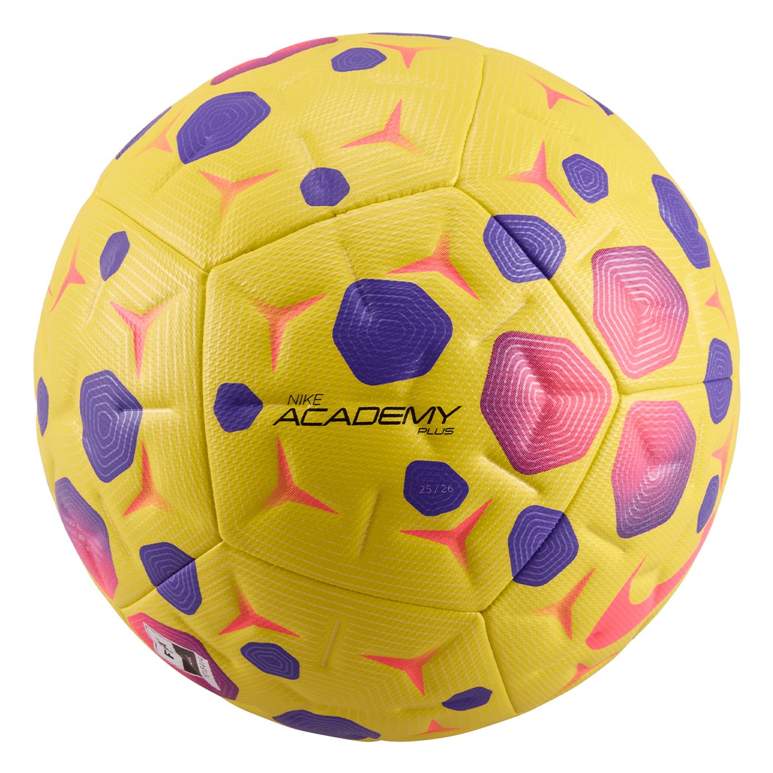 NIKE ナイキ アカデミー プラス 4号球(イエロー×パープル×ピンク