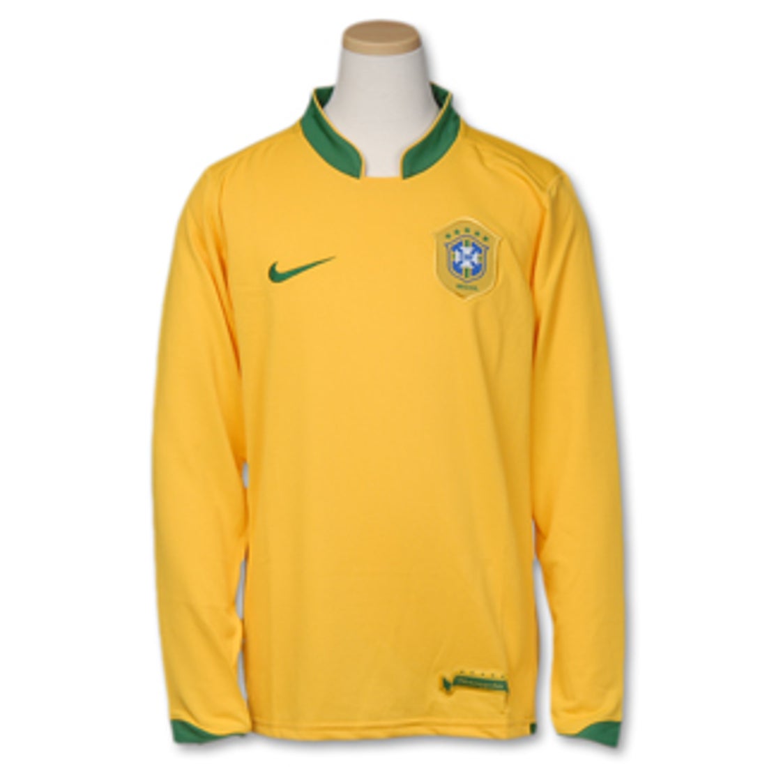 NIKE ブラジル代表 06/07 ユニフォーム ホーム長袖 ジュニア 217624