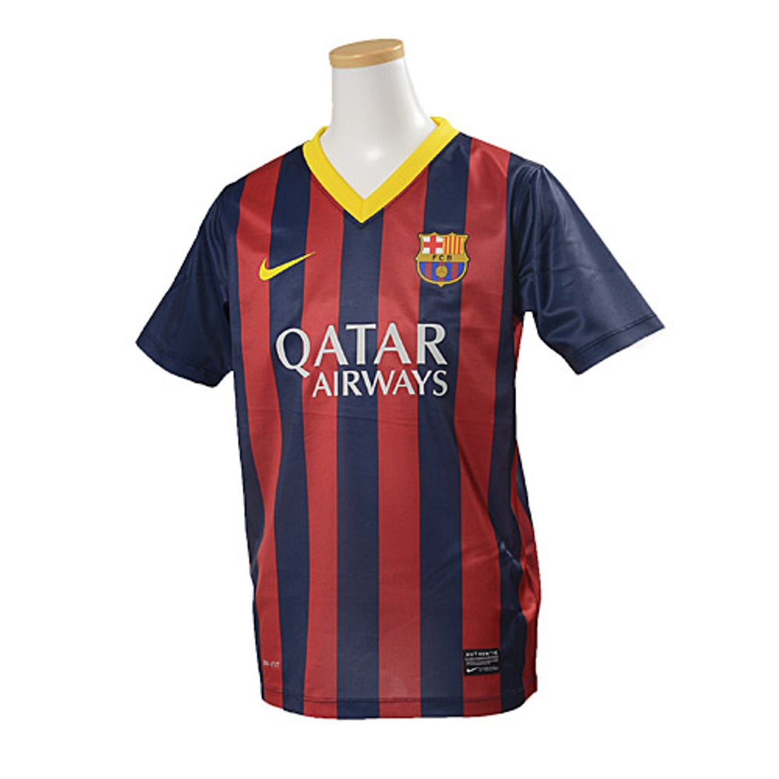 NIKE FCバルセロナ 13/14 観戦用ユニフォーム ホーム 半袖 ジュニア