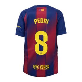 NIKE FCバルセロナ 25/26 ユニフォーム ホーム 半袖 ジュニア #8