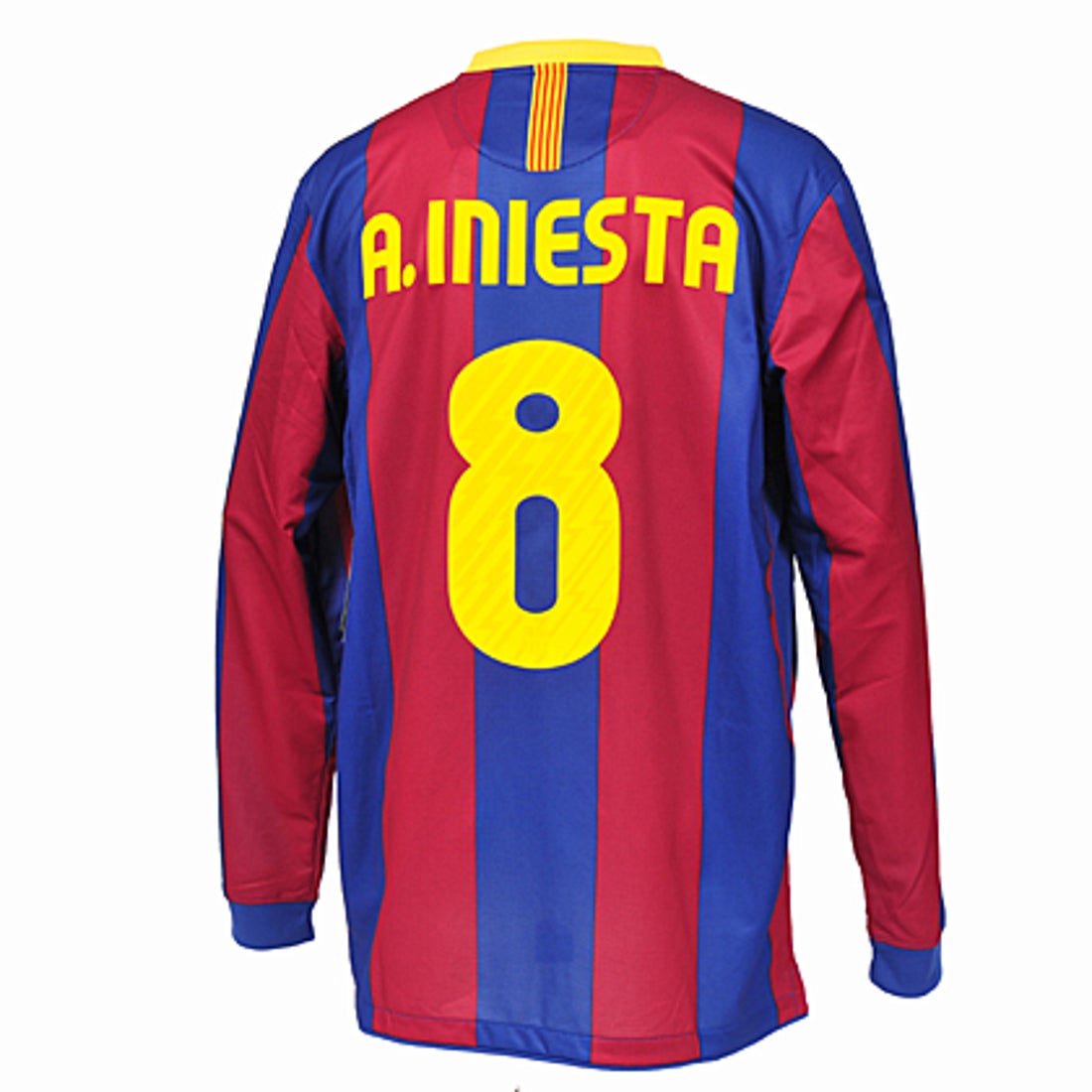 NIKE FCバルセロナ 10/11 ユニフォーム ホーム 長袖 8.イニエスタ