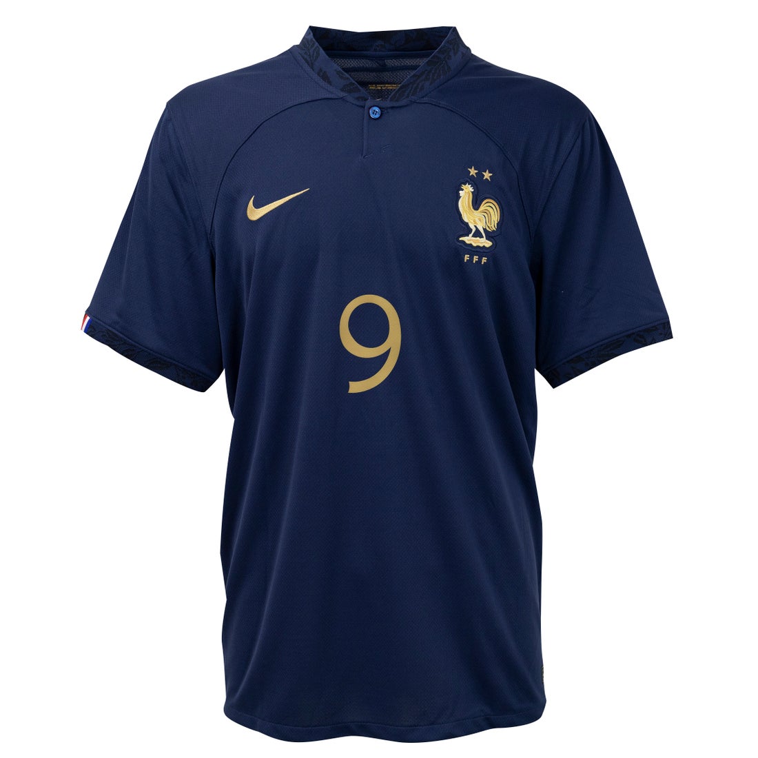 NIKE フランス代表 2022 ユニフォーム ホーム 半袖 レプリカ #9.ジルー
