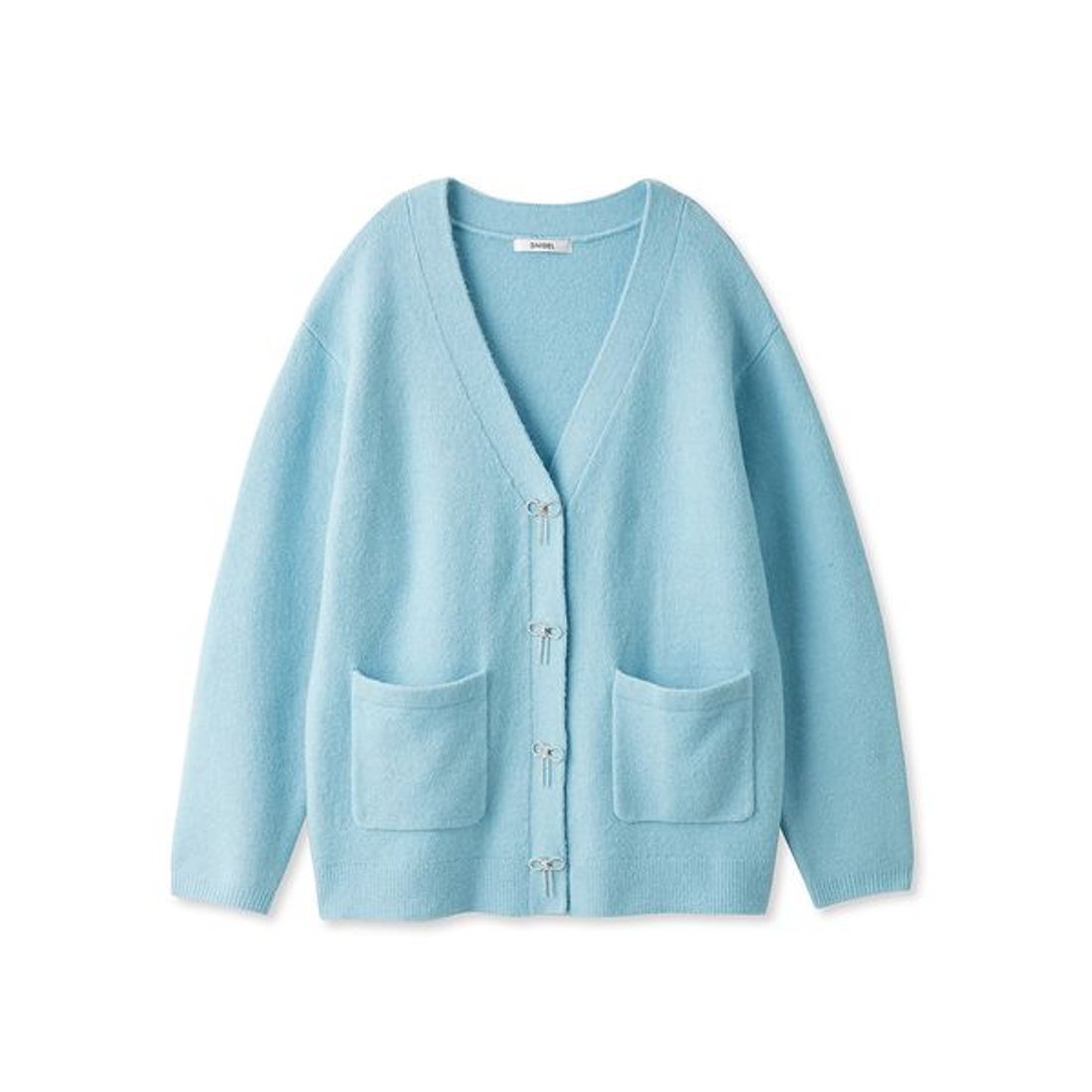 スナイデル SNIDEL ビジューリボンボタンミドルカーディガン （LIME