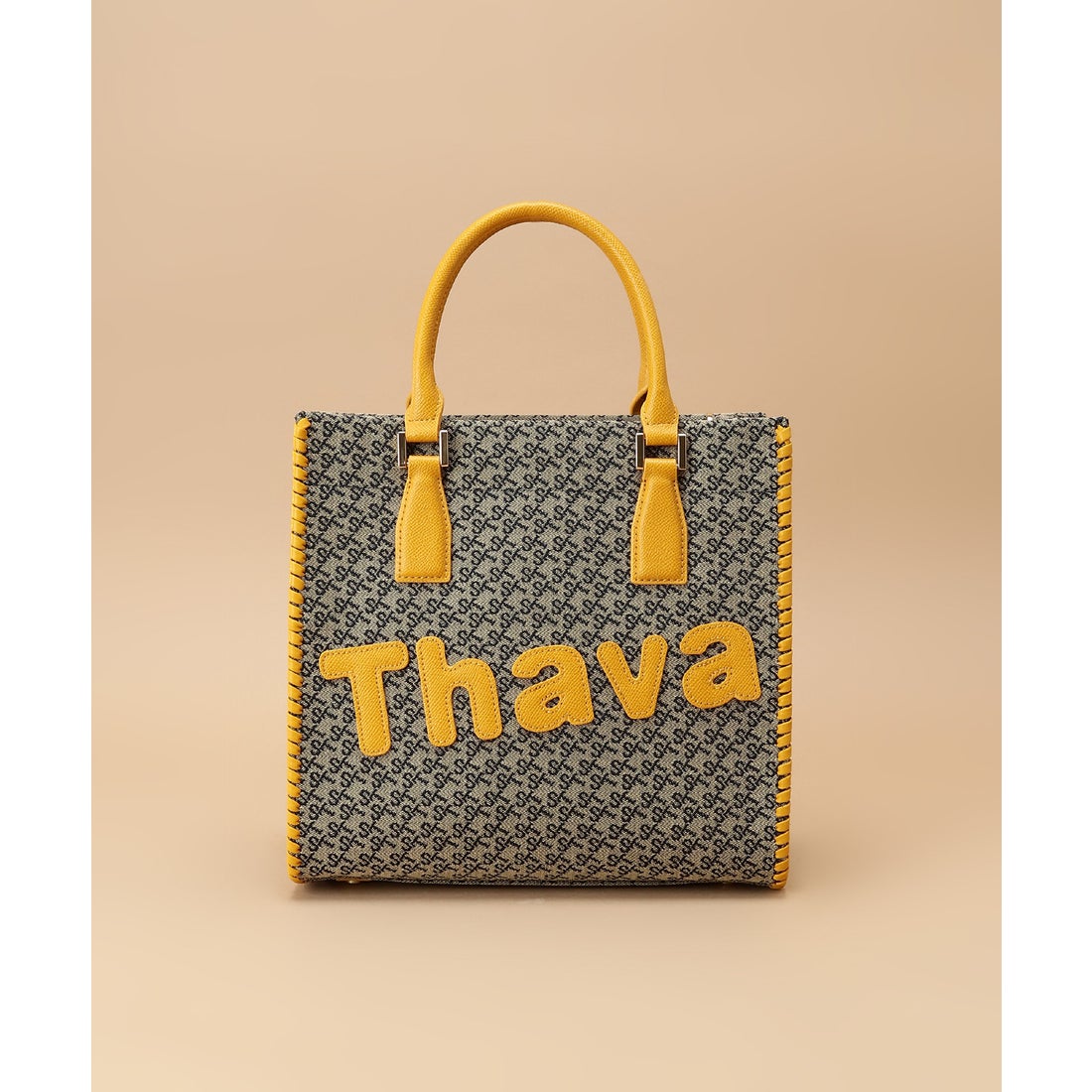 サマンサタバサ Samantha Thavasa ST Jacquard サマタバスクエアトート