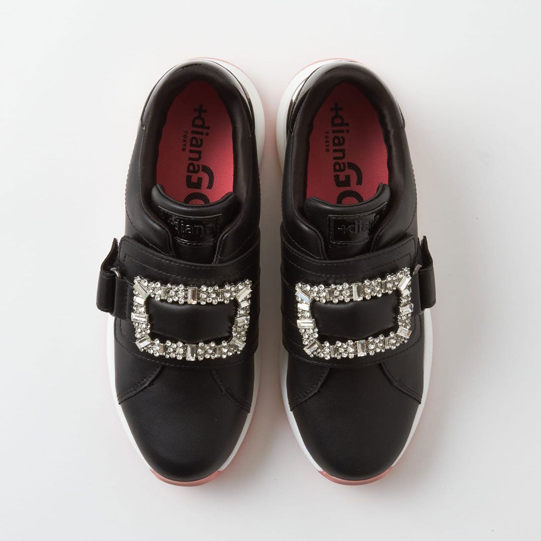 プラスダイアナ ＋diana 【+dianaGOLF】バックル付きゴルフシューズ