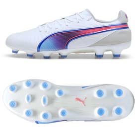 PUMA プーマ キング アルティメット HG/AG(ホワイト×ブルー) 107867 02