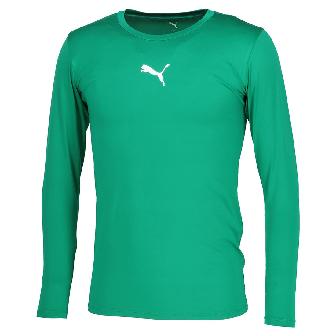 PUMA プーマ コンプレッション クルーネック LS シャツ(グリーン