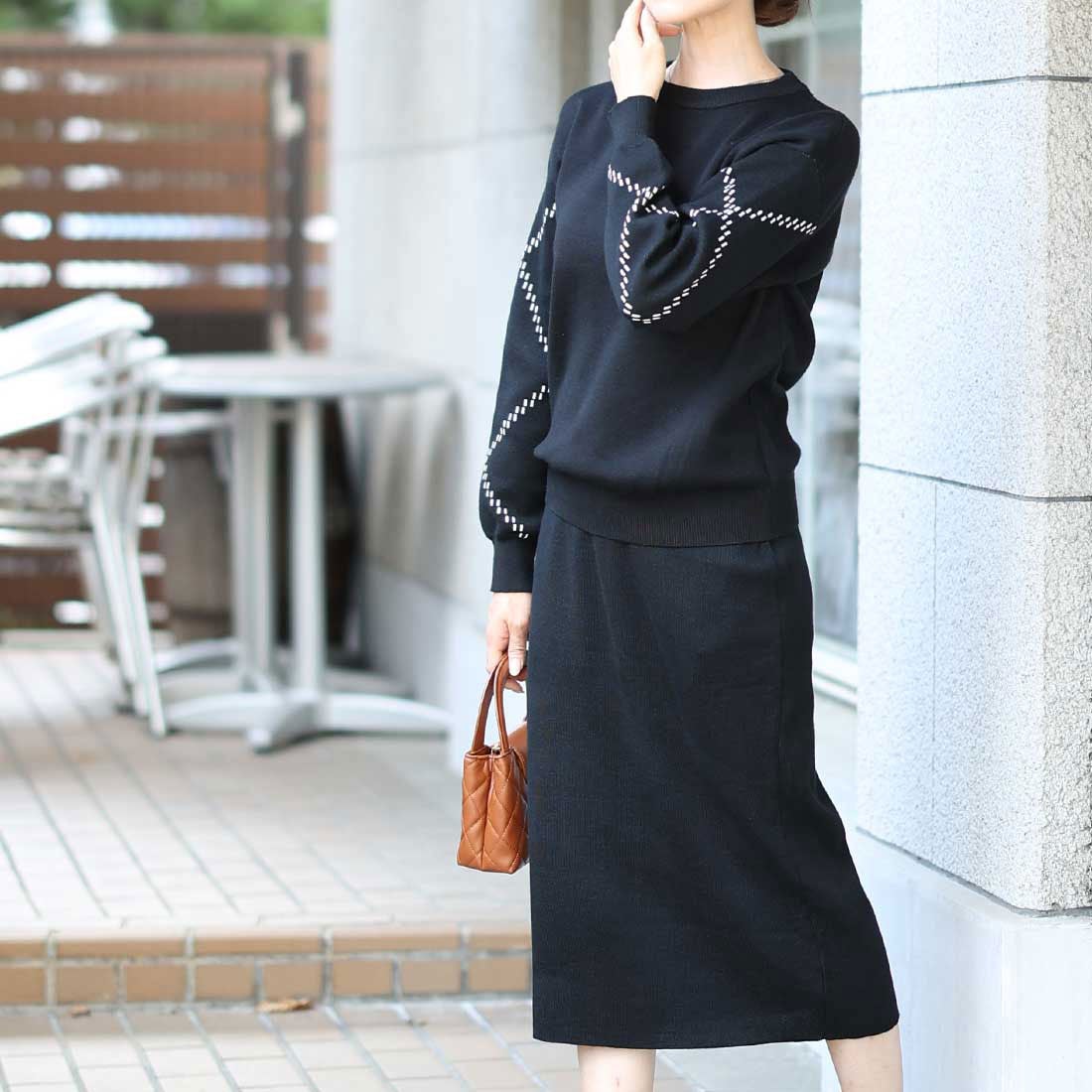 サワアラモード Sawa a la mode ラフなのに高見えなニットセットアップ