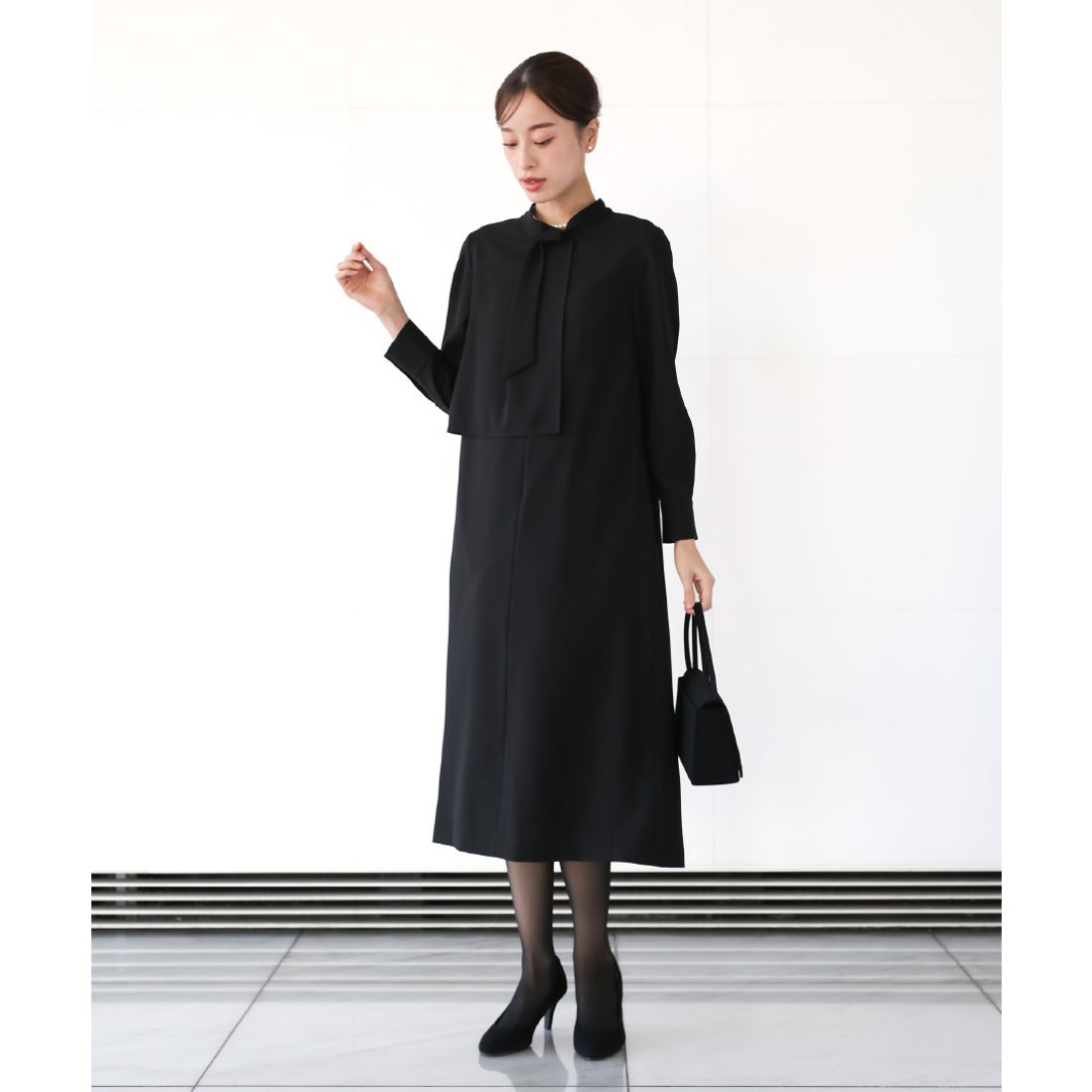 ホワイトジョーラ WHITE JOOLA 【洗濯機で洗える】喪服