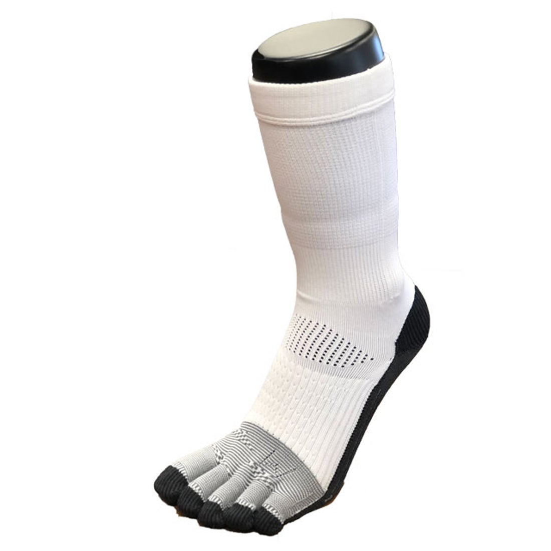 Tabio フットボール 5本指ソックス（ホワイト) 071140014 09