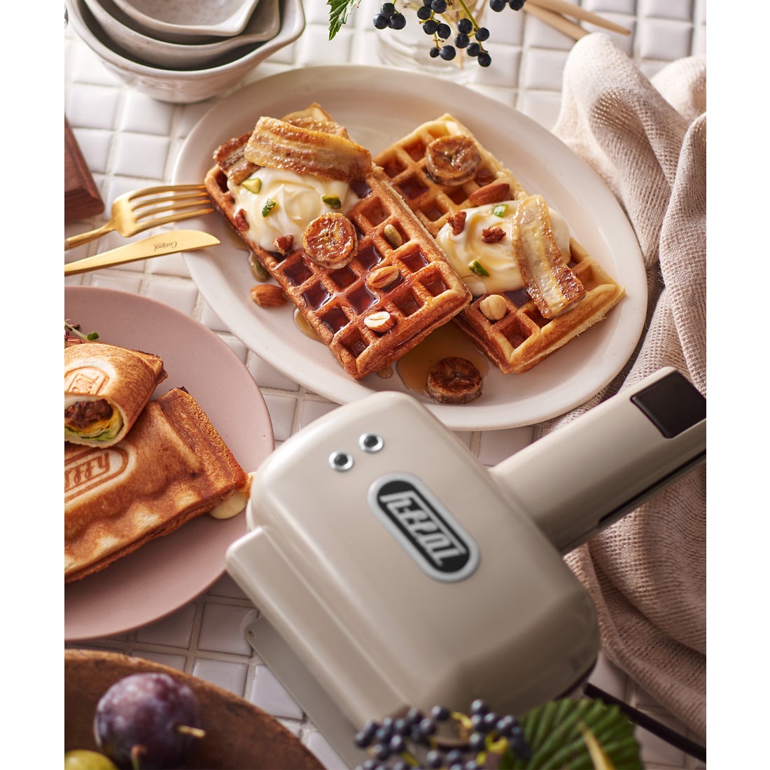 トフィー Toffy 【Toffy/トフィー】 ハーフホットサンドメーカー