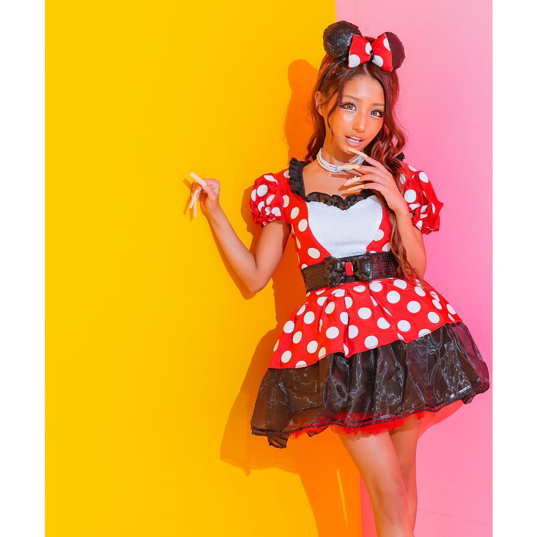 ティカ Tika ハロウィン コスプレ ディズニー ハートカットフリル体型