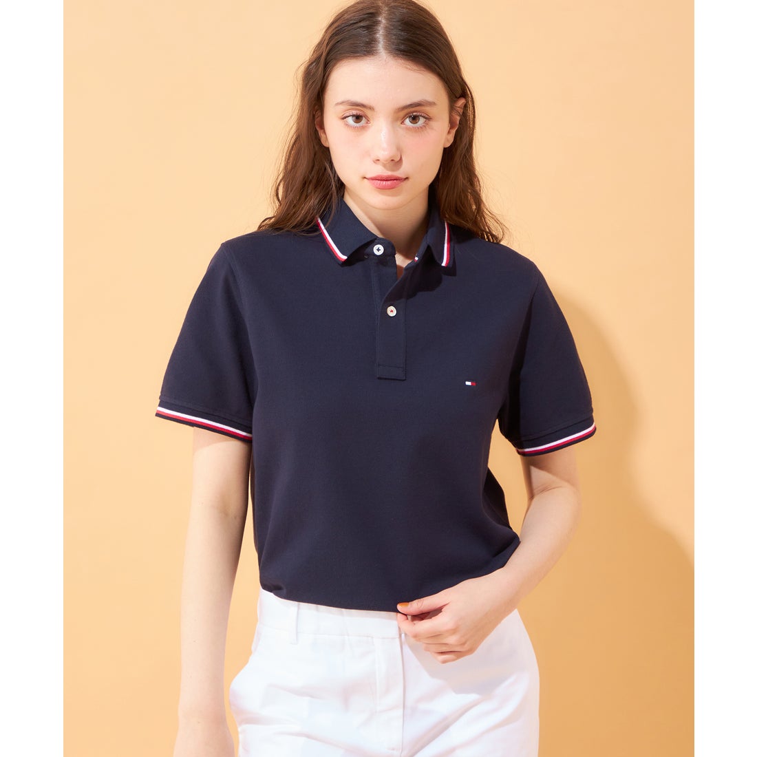 トミー ヒルフィガー TOMMY HILFIGER スリムフィットポロシャツ